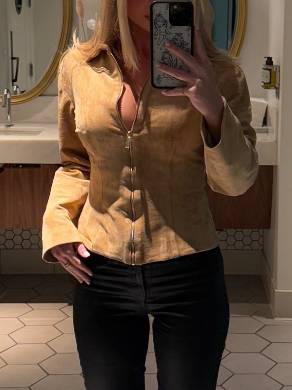 Amanda Uprichard Suede Jacket